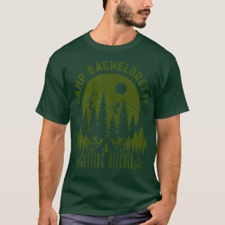 Womens Camp Bachelorette Getting Hitched Bride Par T-Shirt