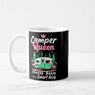 Womens Camper Queen Cly Sy A Bit Smart Y Glamping Coffee Mug