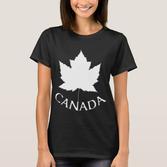 Women's Canada Shirt Maple Leaf Souvenir T-shirt (Front)