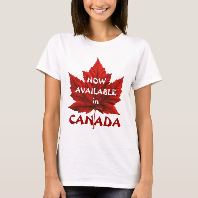 Women's Canada T-Shirt Funny Canada Day T-shirt (Front)