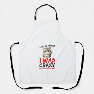 Womens Candy Just Give Me Cats funny design Apron