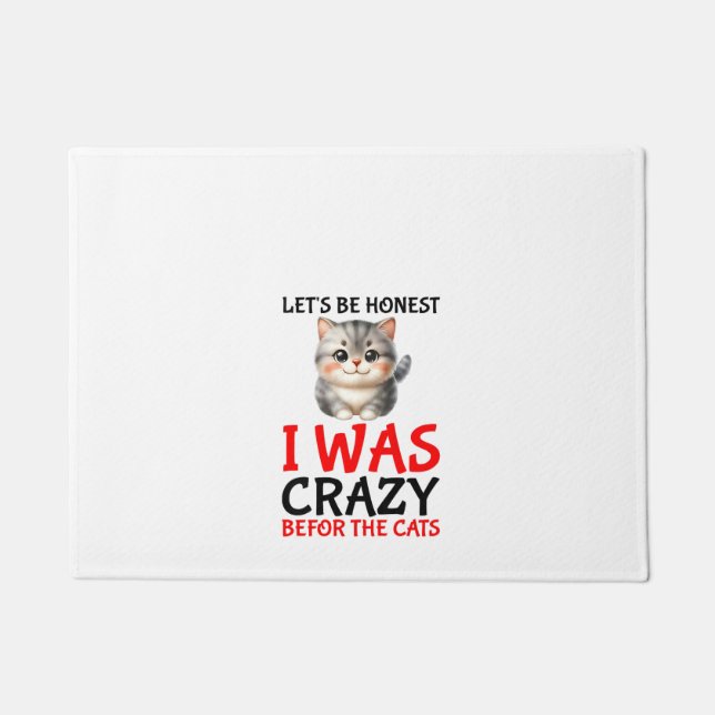 Womens Candy Just Give Me Cats funny design  Doormat (Front)