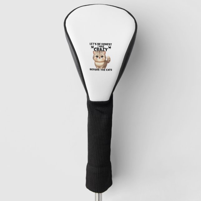 Womens Candy Just Give Me Cats Funny  Golf Head Cover (Front)