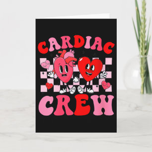 Womens Cardiac Crew Valentine, Crew Valentine Card