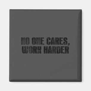Womens Cares Work Harder Gym Motivation Fitness Tr Magnet