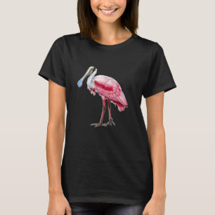 Womens Casual Nature Spirit Animal Graphic Roseate T-Shirt