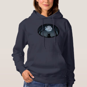 Women's Cat Lover Hoodie Fat Cat Ladies Sweatshirt