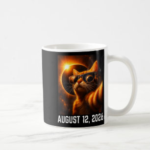 Womens Cat Selfie Total Solar Design Coffee Mug