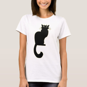 Women's Cat Shirt Black Cat Gifts