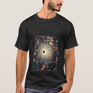 Womens Cats in Black Hole Funny Cat Cat Mum Cat T-Shirt