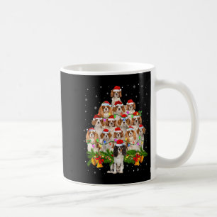 Womens Cavalier King Charles Spaniel Christmas Tre Coffee Mug