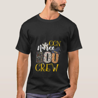 Womens CCN Nurse Boo Crew Halloween Costume Boo Gh T-Shirt