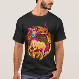 Womens Centaur Sagittarius December Horoscope T-Shirt