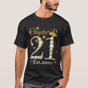 Womens Chapter 21 EST 2001 21 Years Old 21st Birth T-Shirt