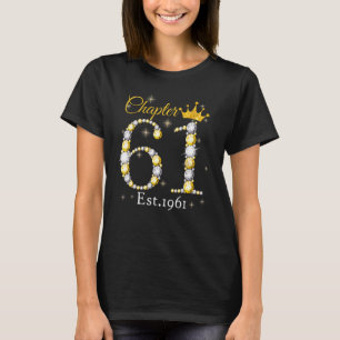 Womens Chapter 61 Est 1961 61 Years Old 61st Birth T-Shirt
