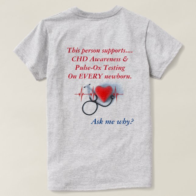 Women's CHD tshirt (Design Back)