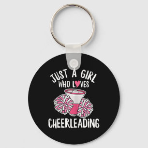 Womens Cheer Girl Quote For A Cheerleading Girl  Key Ring