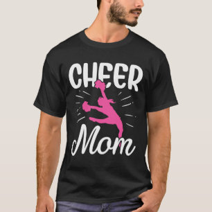 Womens Cheer Mum Gymnastics Cheerleading Mum Squad T-Shirt