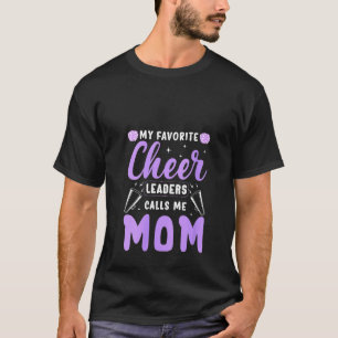 Womens Cheerleader Mum  My Favourite Cheerleader C T-Shirt