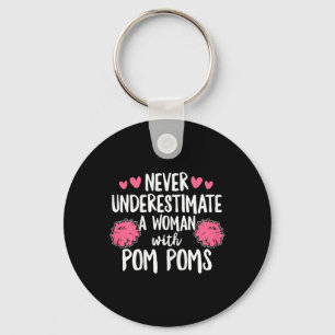 Womens Cheerleader Quote For A Cheer Girl Key Ring
