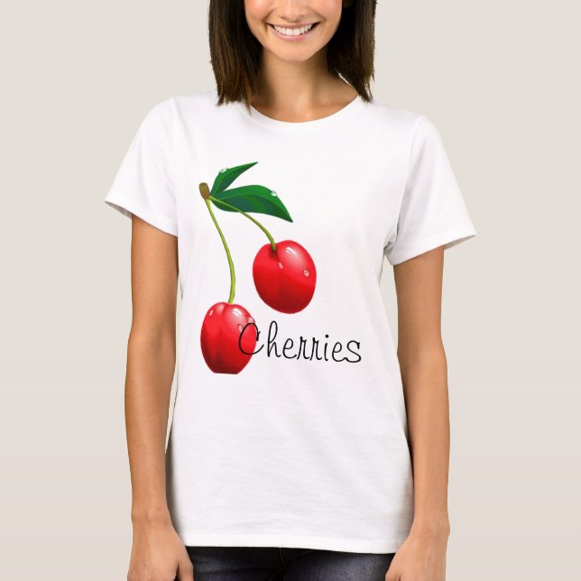 WOMEN'S CHERRIES TEE (Front)