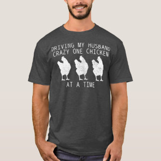 Womens Chicken Mum Funny Crazy Chicken Lady  T-Shirt