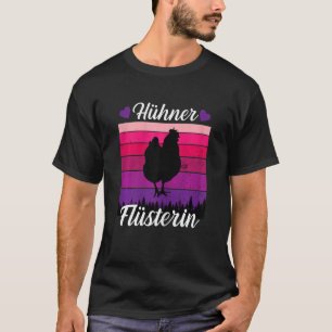 Womens Chicken Whisper Farmer Farmer Surprise Chic T-Shirt