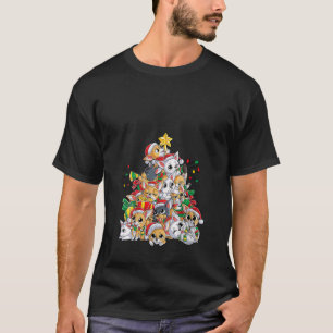 Womens Chihuahua Christmas Tree Santa Dog Lover Xm T-Shirt