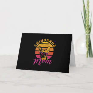 Womens Chihuahua Mum Funny Chihuahua Owner Dog Luv Thank You Card