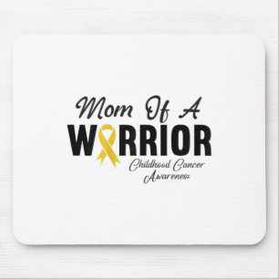 Womens Childhood Cancer Shirt Awareness Mum Of A W Mouse Pad