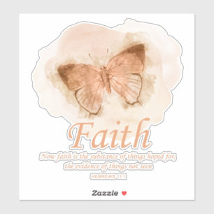 Women's Christian Bible Verse Butterfly: Faith