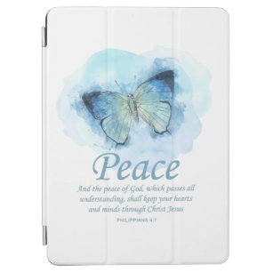 Women's Christian Bible Verse Butterfly: Peace iPad Air Cover