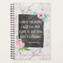 Women's Christian Marble 20XX Planner