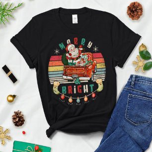 Womens Christmas, Holiday Shirts, Merry & Bright T-Shirt