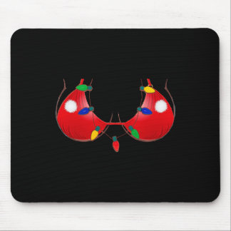 Women's Christmas In July Bikini And Christmas Lig Mouse Pad