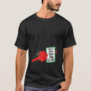 Womens Christmas Pregnancy announcement 2022 xmas T-Shirt