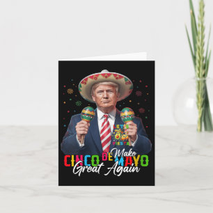 Womens Cinco De Mayo Make Cinco De Mayo Great Agai Card