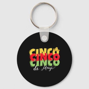 Womens Cinco De Mayo Party Mexican Fiesta Funny 5t Key Ring