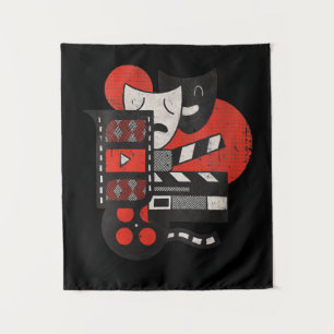Women's Cinema Theatre Actor Or Lover V-Neck Tapestry