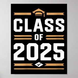 Womens class of 2025 shirt - senior college high poster