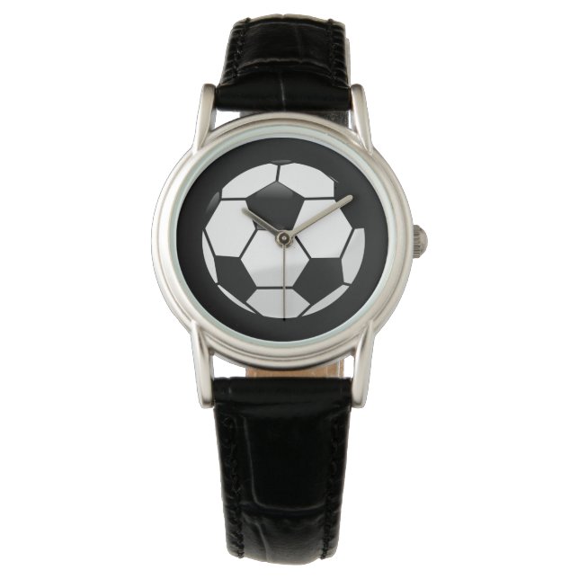 Womens Classic Watch/Soccer Ball Watch (Front)
