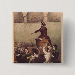 Women's Club, c.1848 15 Cm Square Badge