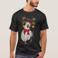 Womens Cockatoo Gorgeous Reindeer Christmas Tree L