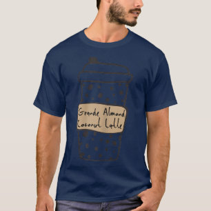 Womens Coffee Vegan Latte Cute and Funny Gift for T-Shirt