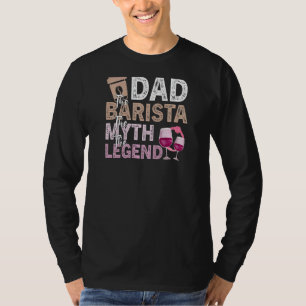 Womens Coffee Wine Quote Barista Cool Coffee Wine T-Shirt