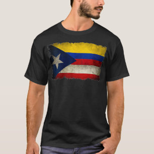 Womens Colombian Puerto Rican Boricua Paisa Rollo T-Shirt