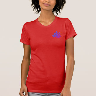 Womens Colour T, Colour Logo Fnt, Full Colour Back T-Shirt