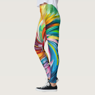 Women's Colourful Leggings art