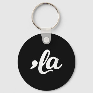Womens Comma La - Kamala Harris 2024 Madam Preside Key Ring