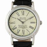 Women's Competition Winner Watch<br><div class="desc">A watch for the ladies' winner of a Competition or Tournament that is designed as an award for the Woman who is the Competition Winner. Add the name of the recipient as well as the competition and other details you choose. Winner award trophy watch. Roman numerals on a parchment style...</div>